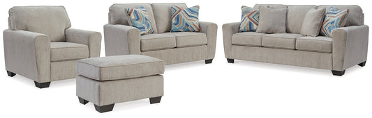 Cashton Sofa, Loveseat, Chair and Ottoman