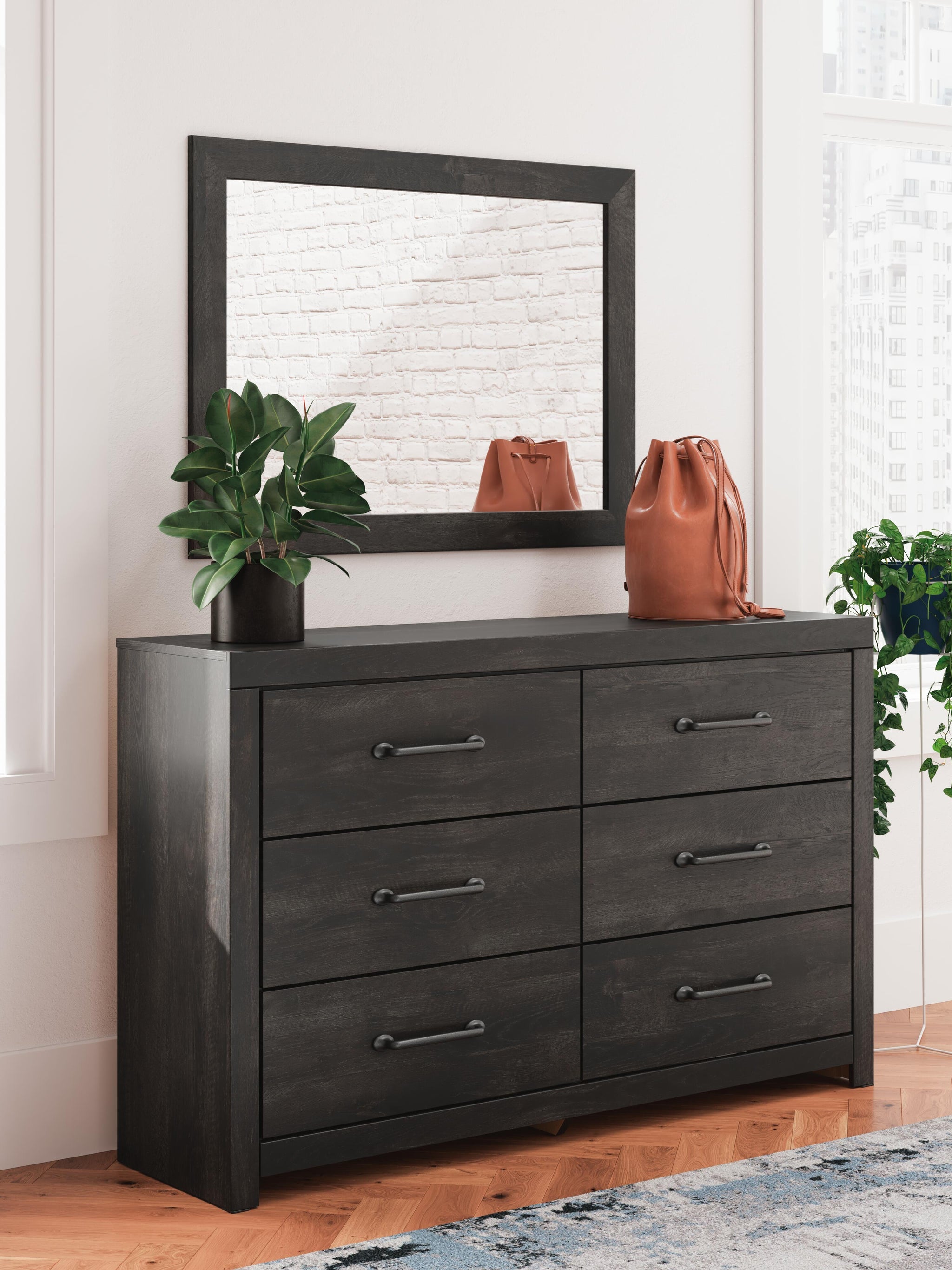 ash grey dresser Levy 64 Inch Wide Dresser, 8 Drawers, Silver Trim, Ash Gray Laminate Wood
