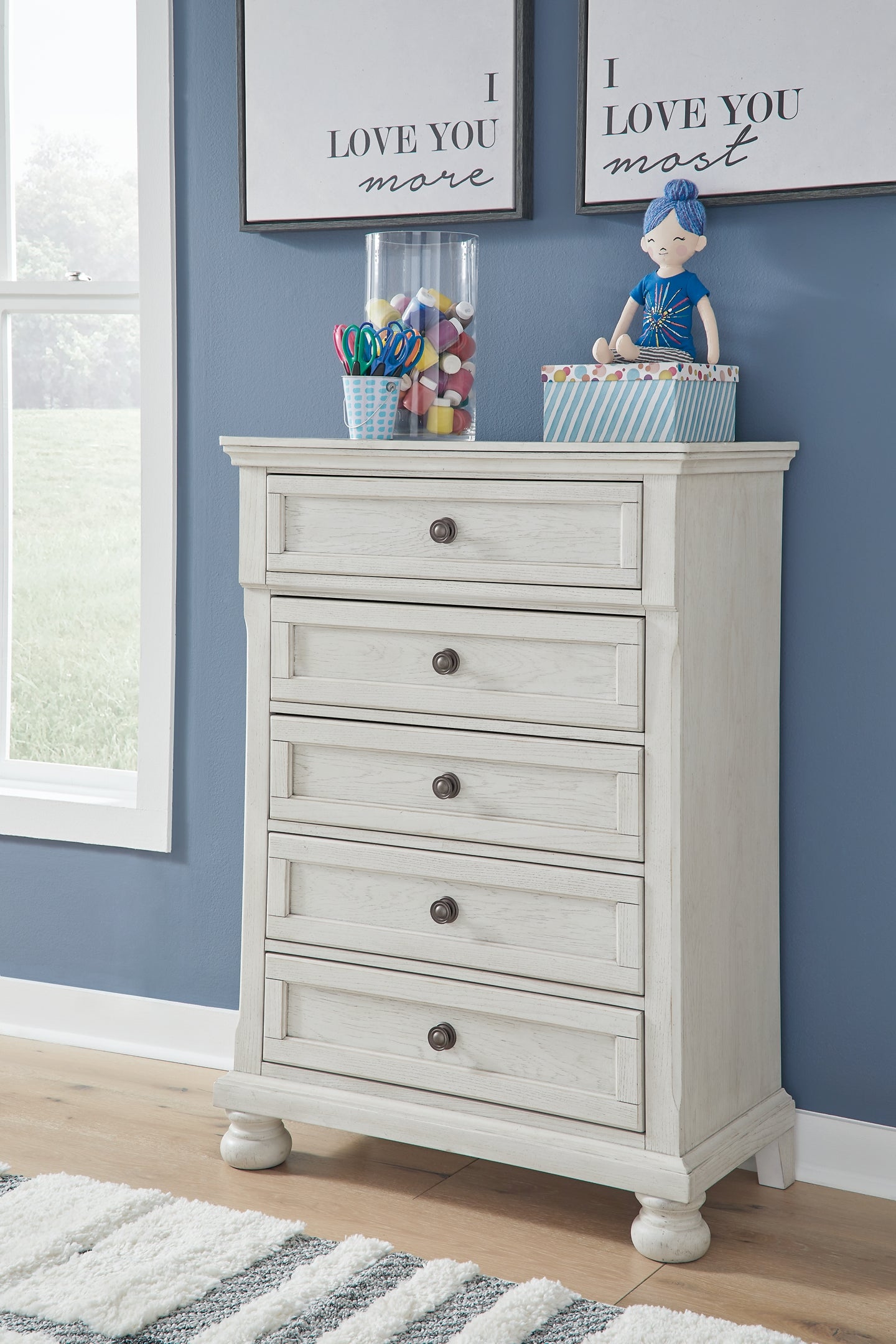 Robbinsdale Five Drawer Chest Available Online & In Store at
