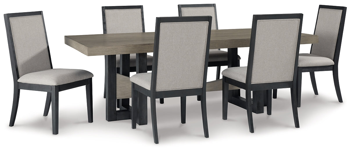 Foyland Dining Table and 6 Chairs Wilson Furniture (OH)  in Bridgeport, Ohio. Serving Bridgeport, Yorkville, Bellaire, & Avondale