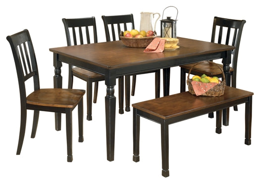 Owingsville Dining Table and 4 Chairs and Bench Wilson Furniture (OH)  in Bridgeport, Ohio. Serving Bridgeport, Yorkville, Bellaire, & Avondale