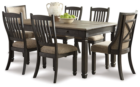 Tyler Creek Dining Table and 6 Chairs Wilson Furniture (OH)  in Bridgeport, Ohio. Serving Moundsville, Richmond, Smithfield, Cadiz, & St. Clairesville