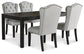 Jeanette Dining Table and 4 Chairs Wilson Furniture (OH)  in Bridgeport, Ohio. Serving Bridgeport, Yorkville, Bellaire, & Avondale
