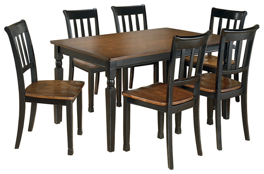 Owingsville Dining Table and 6 Chairs Wilson Furniture (OH)  in Bridgeport, Ohio. Serving Bridgeport, Yorkville, Bellaire, & Avondale