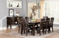 Haddigan Dining Table and 8 Chairs with Storage Wilson Furniture (OH)  in Bridgeport, Ohio. Serving Bridgeport, Yorkville, Bellaire, & Avondale