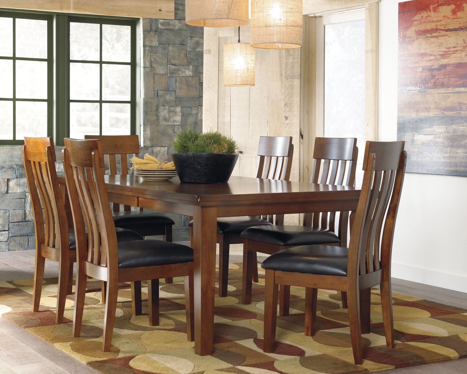 Ralene Dining Table and 8 Chairs Wilson Furniture (OH)  in Bridgeport, Ohio. Serving Bridgeport, Yorkville, Bellaire, & Avondale