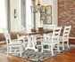 Valebeck Dining Table and 6 Chairs Wilson Furniture (OH)  in Bridgeport, Ohio. Serving Moundsville, Richmond, Smithfield, Cadiz, & St. Clairesville
