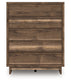 Chirason Five Drawer Wide Chest
