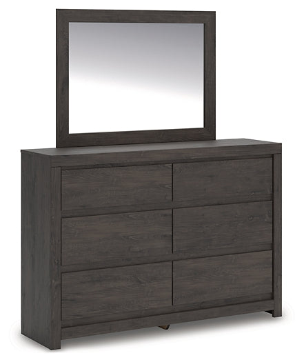 Fraluna Queen Panel Storage Bed, Dresser and Mirror