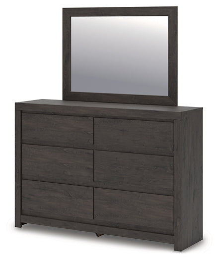 Fraluna Queen Panel Storage Bed, Dresser and Mirror