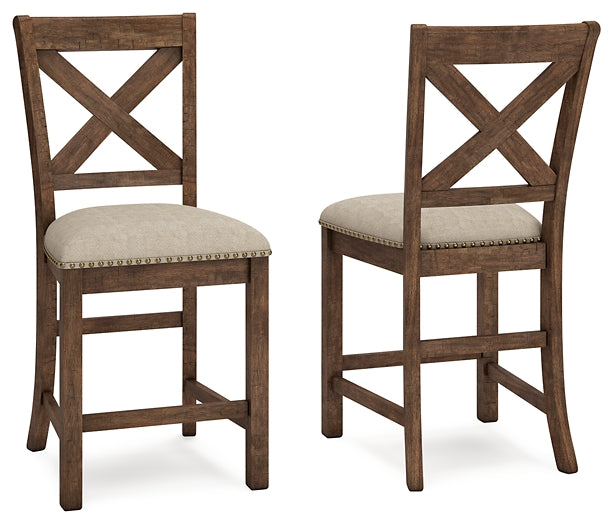 Ashley Express - Moriville Upholstered Barstool (2/CN)