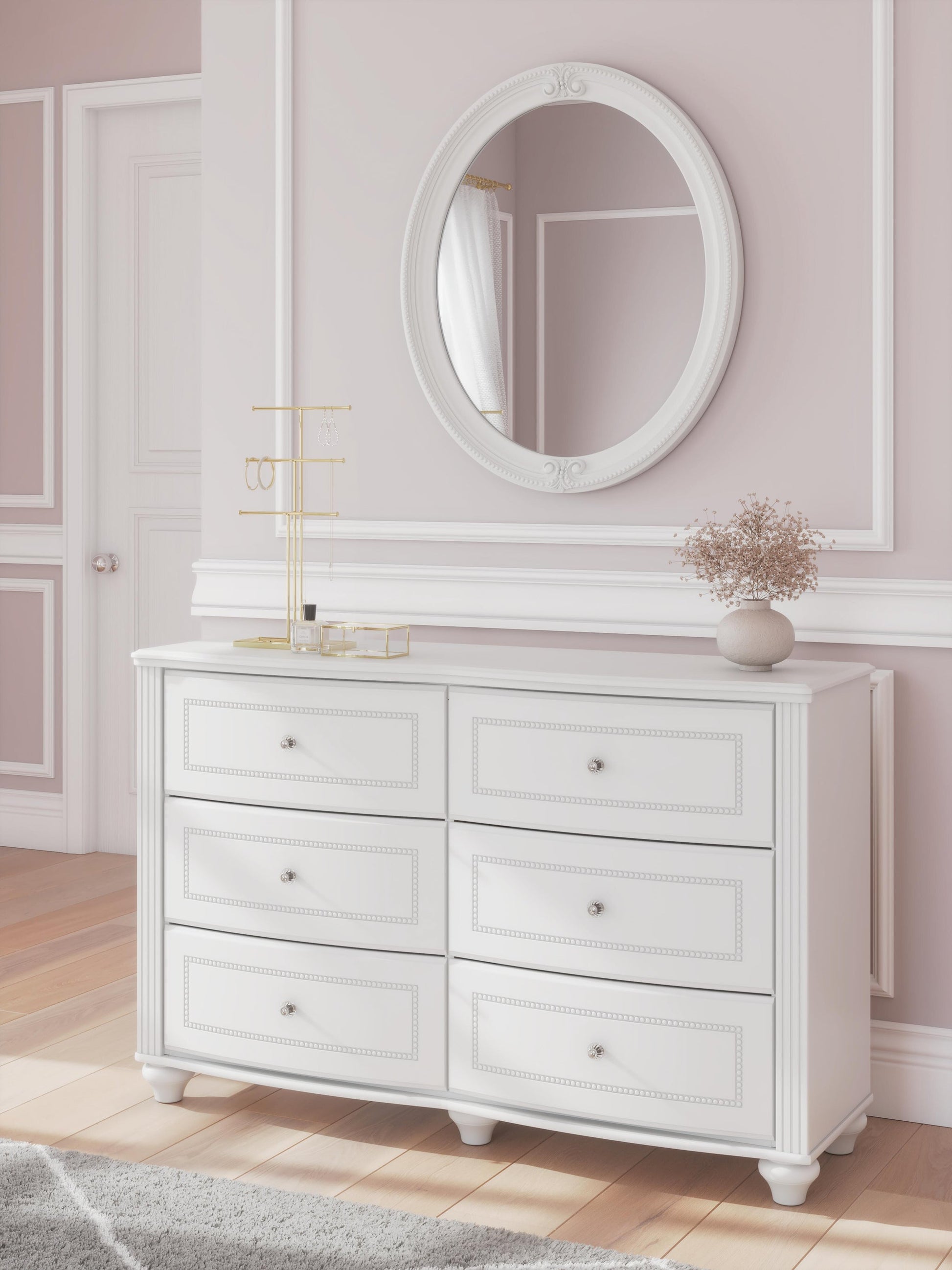 princess dresser with mirror Antique Oak Princess Dresser with Mirror