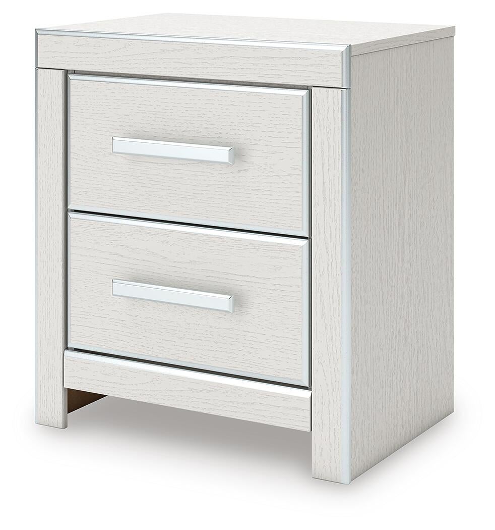 Zuraleus California King Upholstered Bed, Dresser, Mirror and Nightstand