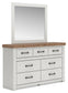 Savonport King Panel Storage Bed. Dresser, Mirror and Nightstand