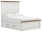 Savonport Full Panel Bed with Storage
