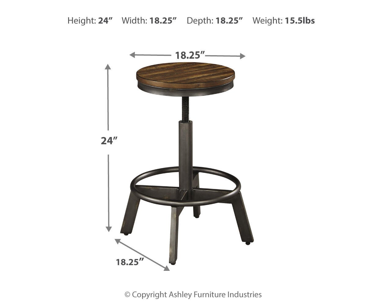 Ashley Express - Torjin Swivel Stool (2/CN)