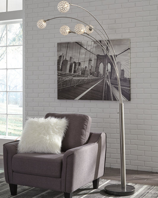 Ashley Express - Winter Metal Arc Lamp (1/CN) Wilson Furniture (OH)  in Bridgeport, Ohio. Serving Bridgeport, Yorkville, Bellaire, & Avondale