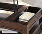 Ashley Express - Barilanni Lift Top Cocktail Table Wilson Furniture (OH)  in Bridgeport, Ohio. Serving Bridgeport, Yorkville, Bellaire, & Avondale