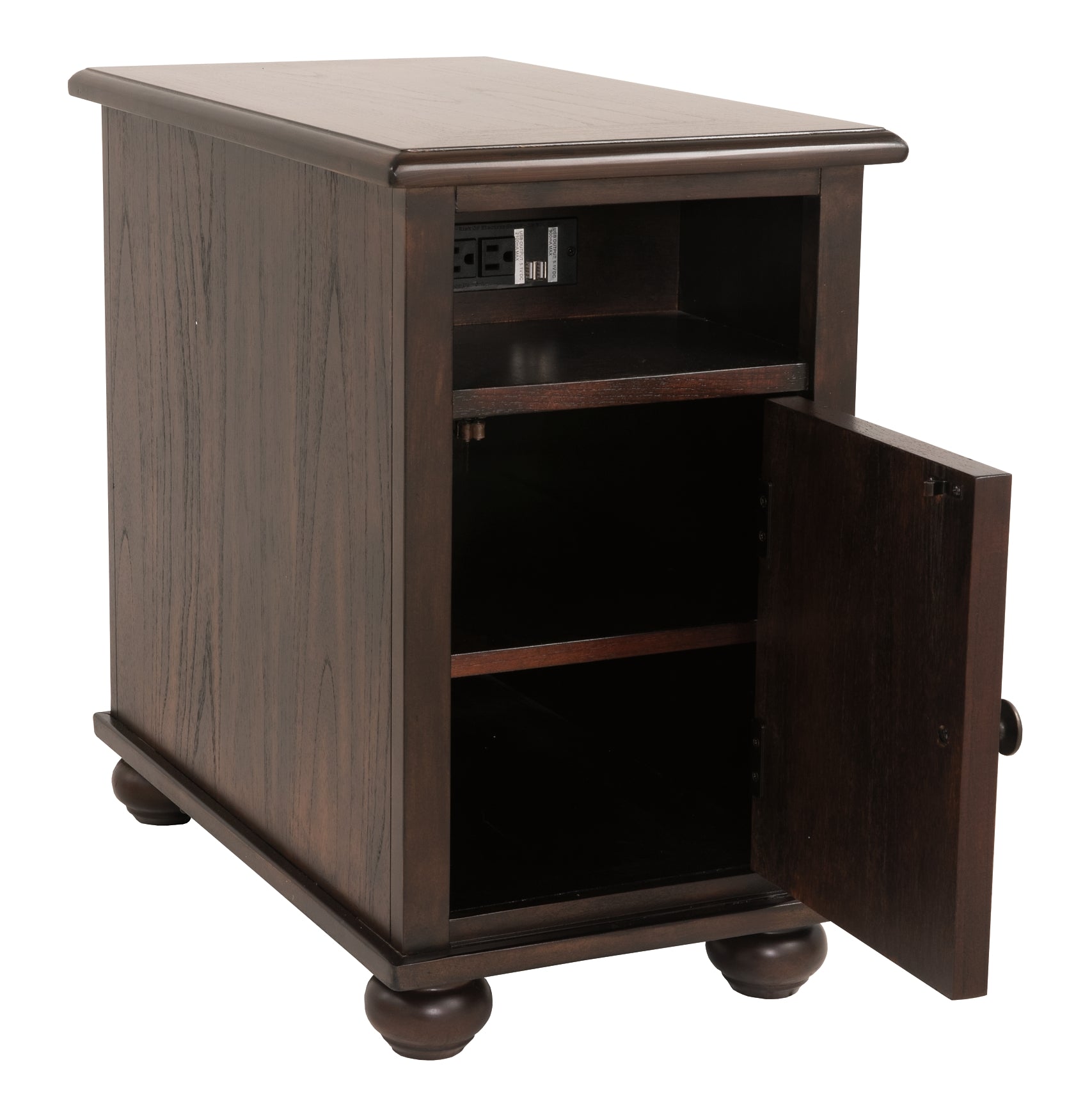 Ashley Express - Barilanni Chair Side End Table Wilson Furniture (OH)  in Bridgeport, Ohio. Serving Bridgeport, Yorkville, Bellaire, & Avondale