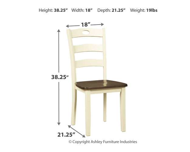 Ashley Express - Woodanville Dining Room Side Chair (2/CN) Wilson Furniture (OH)  in Bridgeport, Ohio. Serving Bridgeport, Yorkville, Bellaire, & Avondale