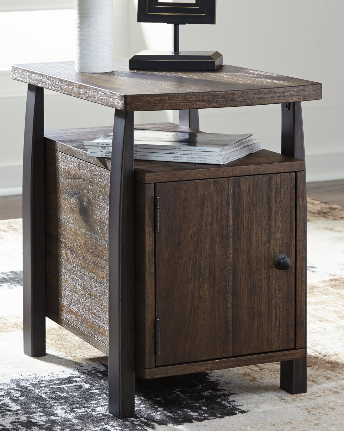 Ashley Express - Vailbry Chair Side End Table Wilson Furniture (OH)  in Bridgeport, Ohio. Serving Bridgeport, Yorkville, Bellaire, & Avondale