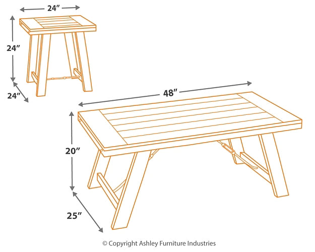 Ashley Express - Noorbrook Occasional Table Set (3/CN) Wilson Furniture (OH)  in Bridgeport, Ohio. Serving Bridgeport, Yorkville, Bellaire, & Avondale
