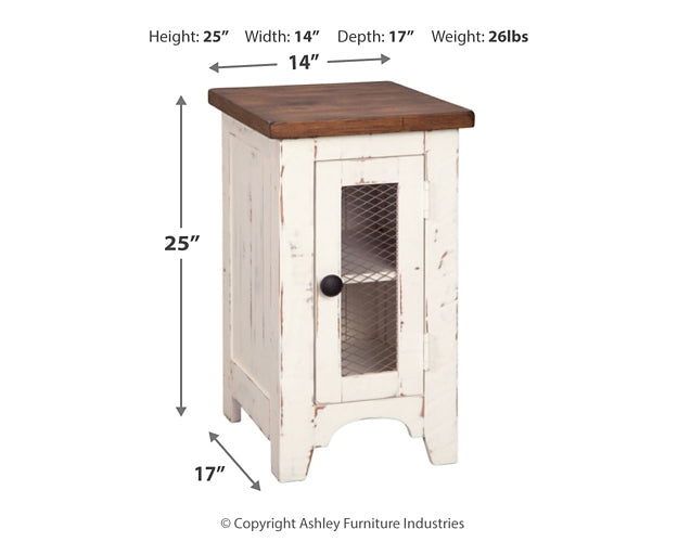 Ashley Express - Wystfield Chair Side End Table Wilson Furniture (OH)  in Bridgeport, Ohio. Serving Bridgeport, Yorkville, Bellaire, & Avondale