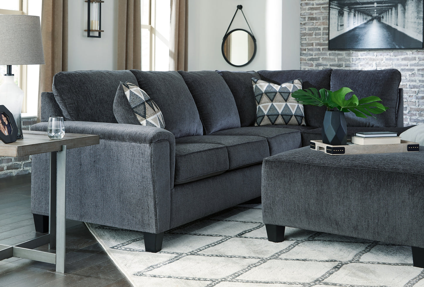 Abinger 2-Piece Sectional with Chaise Wilson Furniture (OH)  in Bridgeport, Ohio. Serving Bridgeport, Yorkville, Bellaire, & Avondale
