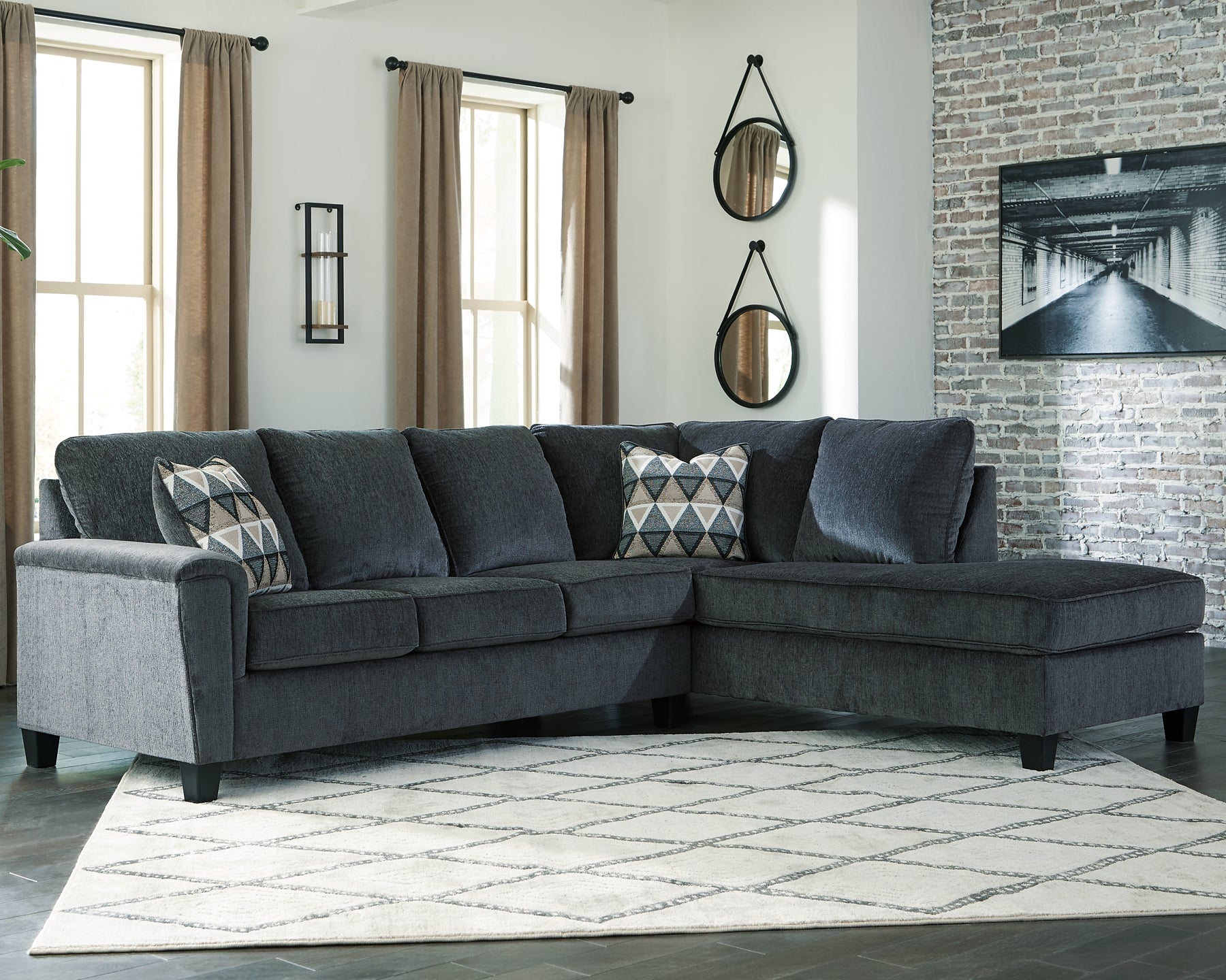 Abinger 2-Piece Sectional with Chaise Wilson Furniture (OH)  in Bridgeport, Ohio. Serving Bridgeport, Yorkville, Bellaire, & Avondale