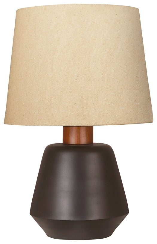 Ashley Express - Ancel Metal Table Lamp (1/CN) Wilson Furniture (OH)  in Bridgeport, Ohio. Serving Bridgeport, Yorkville, Bellaire, & Avondale