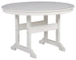 Ashley Express - Crescent Luxe Round Dining Table w/UMB OPT Wilson Furniture (OH)  in Bridgeport, Ohio. Serving Bridgeport, Yorkville, Bellaire, & Avondale