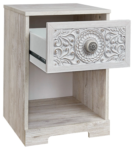 Ashley Express - Paxberry One Drawer Night Stand Wilson Furniture (OH)  in Bridgeport, Ohio. Serving Bridgeport, Yorkville, Bellaire, & Avondale