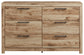 Hyanna Six Drawer Dresser Wilson Furniture (OH)  in Bridgeport, Ohio. Serving Bridgeport, Yorkville, Bellaire, & Avondale