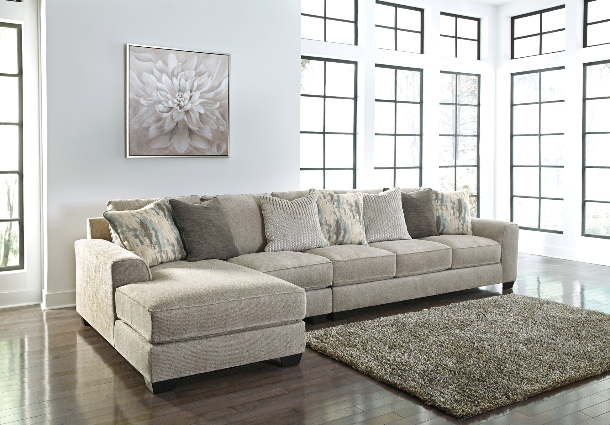 Ardsley 3-Piece Sectional with Chaise Wilson Furniture (OH)  in Bridgeport, Ohio. Serving Bridgeport, Yorkville, Bellaire, & Avondale