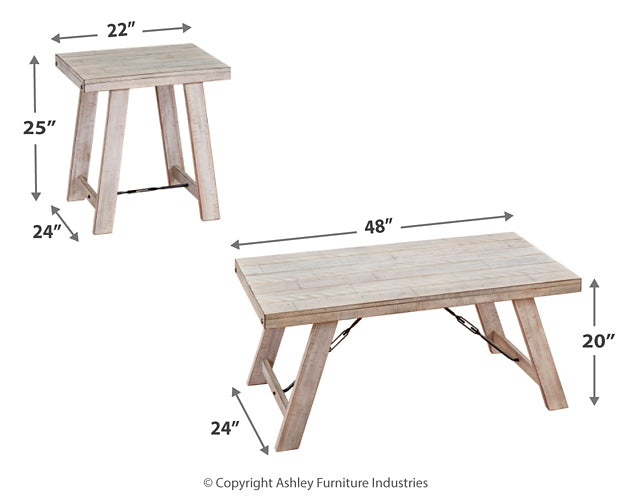 Ashley Express - Carynhurst Occasional Table Set (3/CN) Wilson Furniture (OH)  in Bridgeport, Ohio. Serving Bridgeport, Yorkville, Bellaire, & Avondale