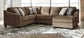 Graftin 3-Piece Sectional with Chaise Wilson Furniture (OH)  in Bridgeport, Ohio. Serving Bridgeport, Yorkville, Bellaire, & Avondale