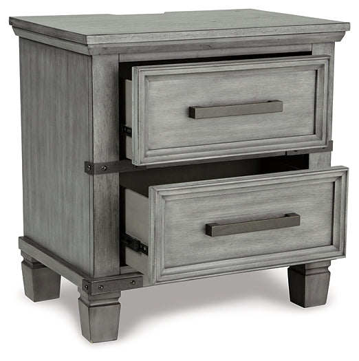 Ashley Express - Russelyn Two Drawer Night Stand Wilson Furniture (OH)  in Bridgeport, Ohio. Serving Bridgeport, Yorkville, Bellaire, & Avondale