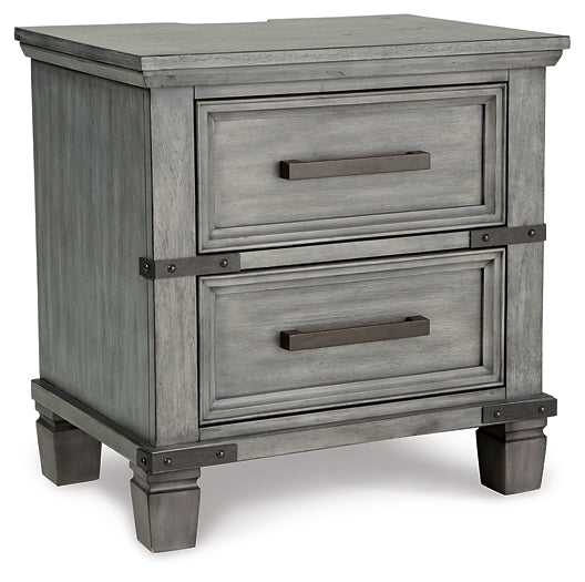 Ashley Express - Russelyn Two Drawer Night Stand Wilson Furniture (OH)  in Bridgeport, Ohio. Serving Bridgeport, Yorkville, Bellaire, & Avondale
