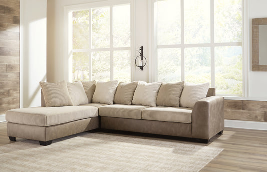 Keskin 2-Piece Sectional with Chaise Wilson Furniture (OH)  in Bridgeport, Ohio. Serving Bridgeport, Yorkville, Bellaire, & Avondale
