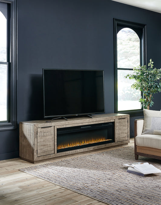 Krystanza TV Stand with Electric Fireplace Wilson Furniture (OH)  in Bridgeport, Ohio. Serving Bridgeport, Yorkville, Bellaire, & Avondale