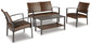 Ashley Express - Zariyah Love/Chairs/Table Set (4/CN) Wilson Furniture (OH)  in Bridgeport, Ohio. Serving Bridgeport, Yorkville, Bellaire, & Avondale