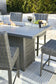 Palazzo Outdoor Counter Height Dining Table with 4 Barstools Wilson Furniture (OH)  in Bridgeport, Ohio. Serving Bridgeport, Yorkville, Bellaire, & Avondale