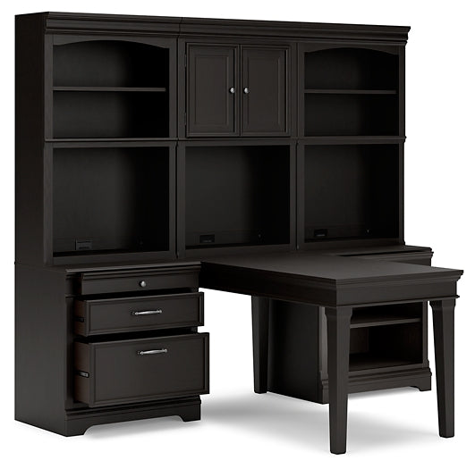 Ashley Express - Beckincreek Home Office Bookcase Desk Wilson Furniture (OH)  in Bridgeport, Ohio. Serving Bridgeport, Yorkville, Bellaire, & Avondale
