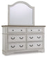 Brollyn Dresser and Mirror Wilson Furniture (OH)  in Bridgeport, Ohio. Serving Bridgeport, Yorkville, Bellaire, & Avondale