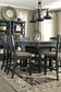 Tyler Creek Counter Height Dining Table and 4 Barstools Wilson Furniture (OH)  in Bridgeport, Ohio. Serving Moundsville, Richmond, Smithfield, Cadiz, & St. Clairesville
