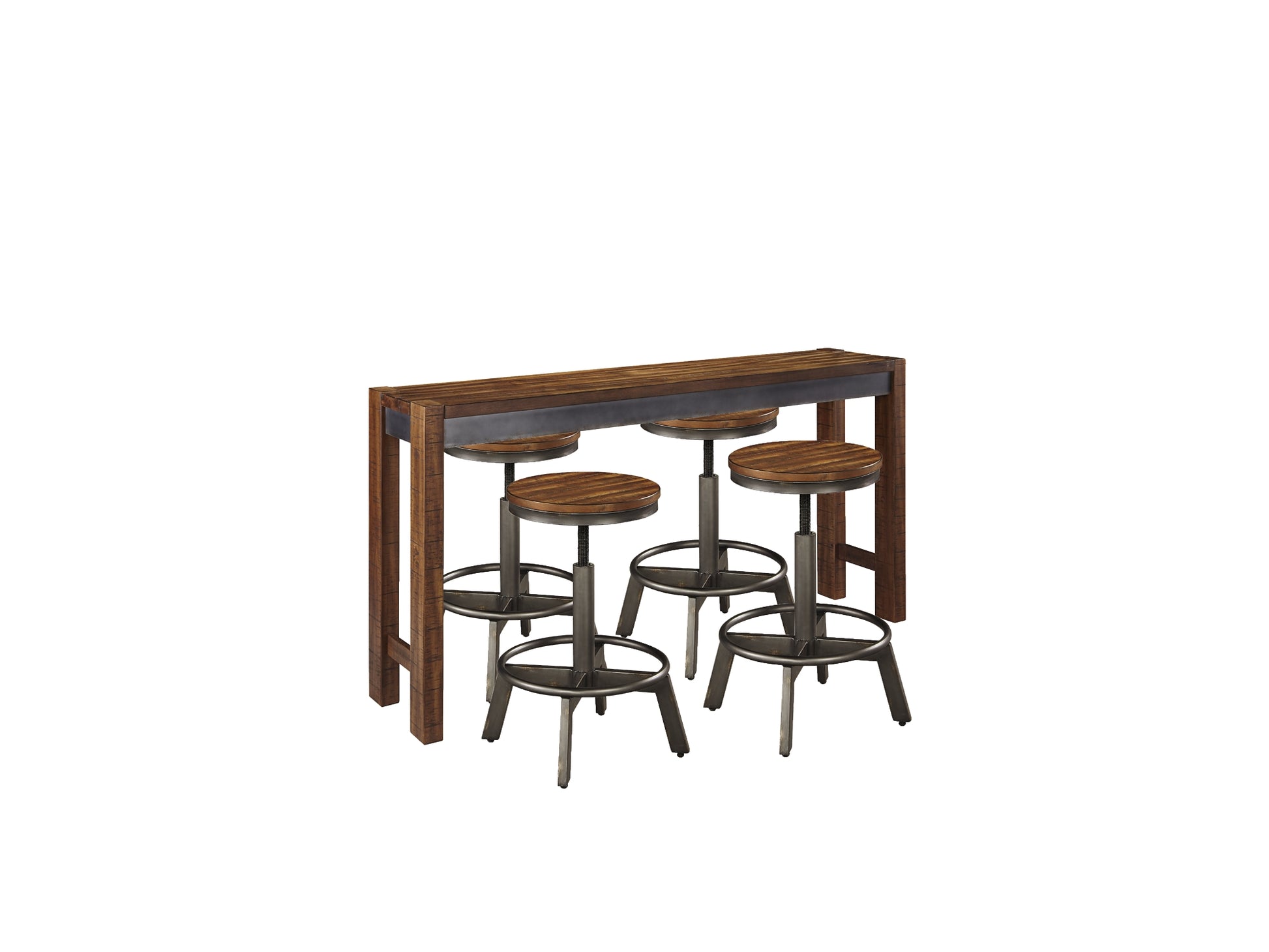 Torjin Counter Height Dining Table and 4 Barstools Wilson Furniture (OH)  in Bridgeport, Ohio. Serving Moundsville, Richmond, Smithfield, Cadiz, & St. Clairesville