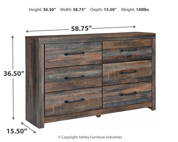 Drystan King Panel Bed with 4 Storage Drawers with Dresser Wilson Furniture (OH)  in Bridgeport, Ohio. Serving Bridgeport, Yorkville, Bellaire, & Avondale