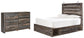 Drystan Queen Panel Bed with 2 Storage Drawers with Dresser Wilson Furniture (OH)  in Bridgeport, Ohio. Serving Bridgeport, Yorkville, Bellaire, & Avondale