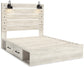 Cambeck Queen Panel Bed with 2 Storage Drawers with Dresser Wilson Furniture (OH)  in Bridgeport, Ohio. Serving Bridgeport, Yorkville, Bellaire, & Avondale