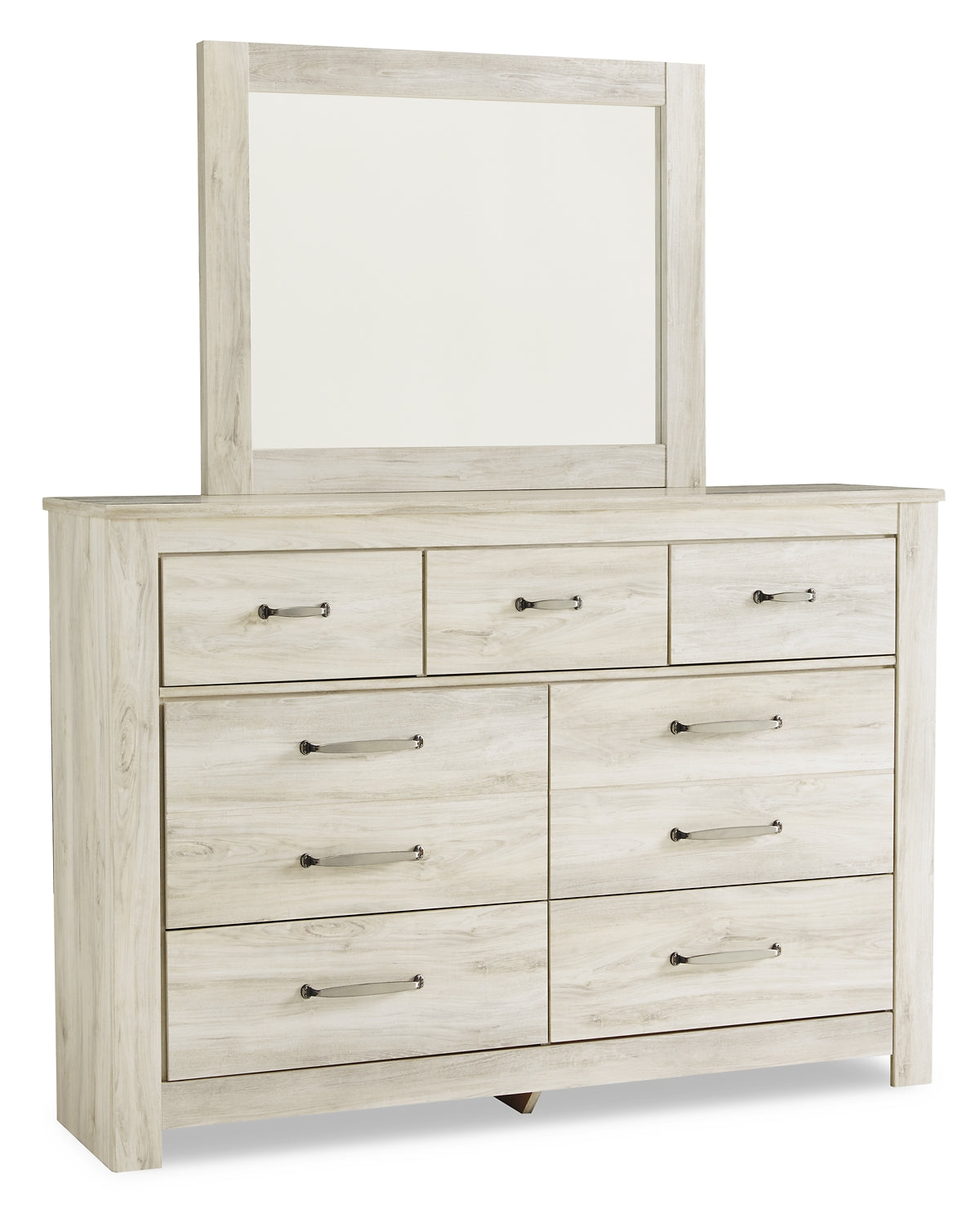 Bellaby Queen Panel Bed with Mirrored Dresser and Chest Wilson Furniture (OH)  in Bridgeport, Ohio. Serving Bridgeport, Yorkville, Bellaire, & Avondale